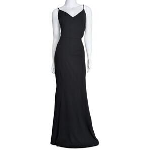 Windsor Lace Mesh Cutout Mermaid Formal Evening Gown Large Maxi Dress Y2K Glam‎